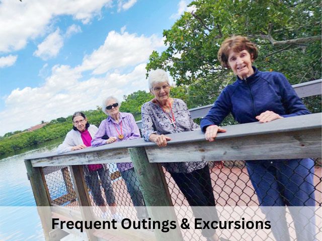 Frequent outings at Memory Care Aravilla Sarasota